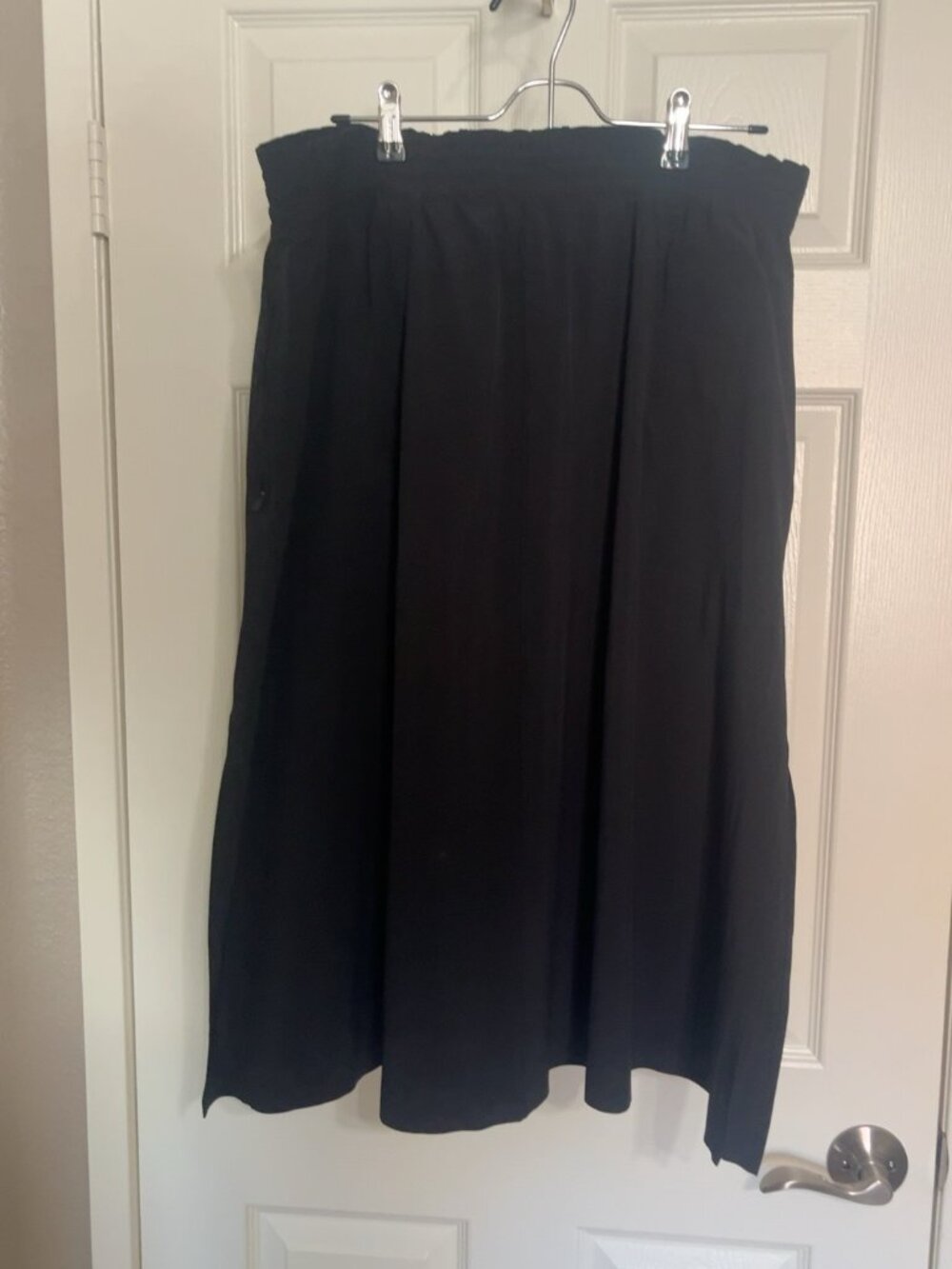 Athleta Savannah Black Maxi Skirt Size XL